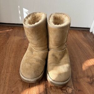 UGG Cream Shearling Boots